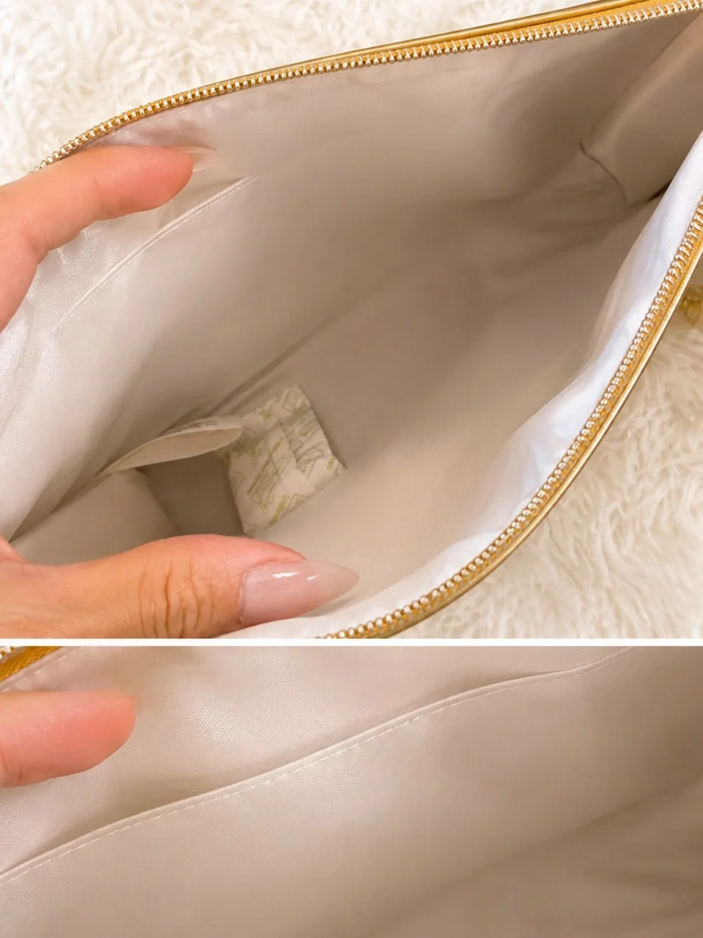 Dolce & Gabbana Metallic Gold Chain Shoulder Clutch